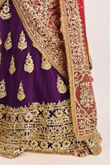 Red Embellished LehengaDSC_3289