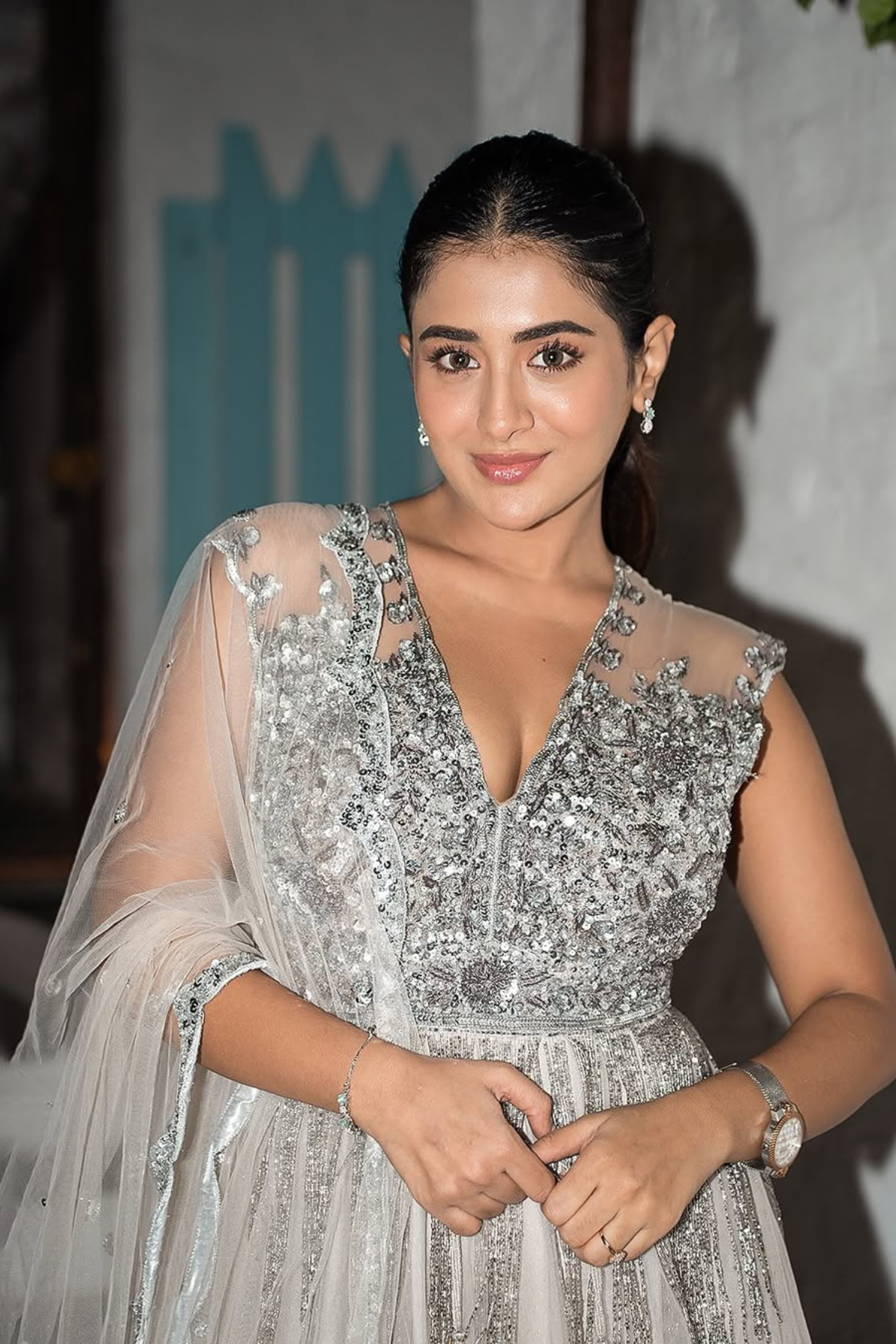 Silver Tassel Anarkali11