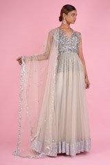 Silver Tassel AnarkaliDSC07102