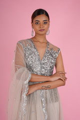 Silver Tassel AnarkaliDSC07105