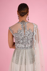 Silver Tassel AnarkaliDSC07109