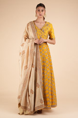 Mustard Lehenga Set