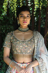 Light Grey Zardosi Lehenga3