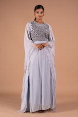 Blue Embellished Kaftan