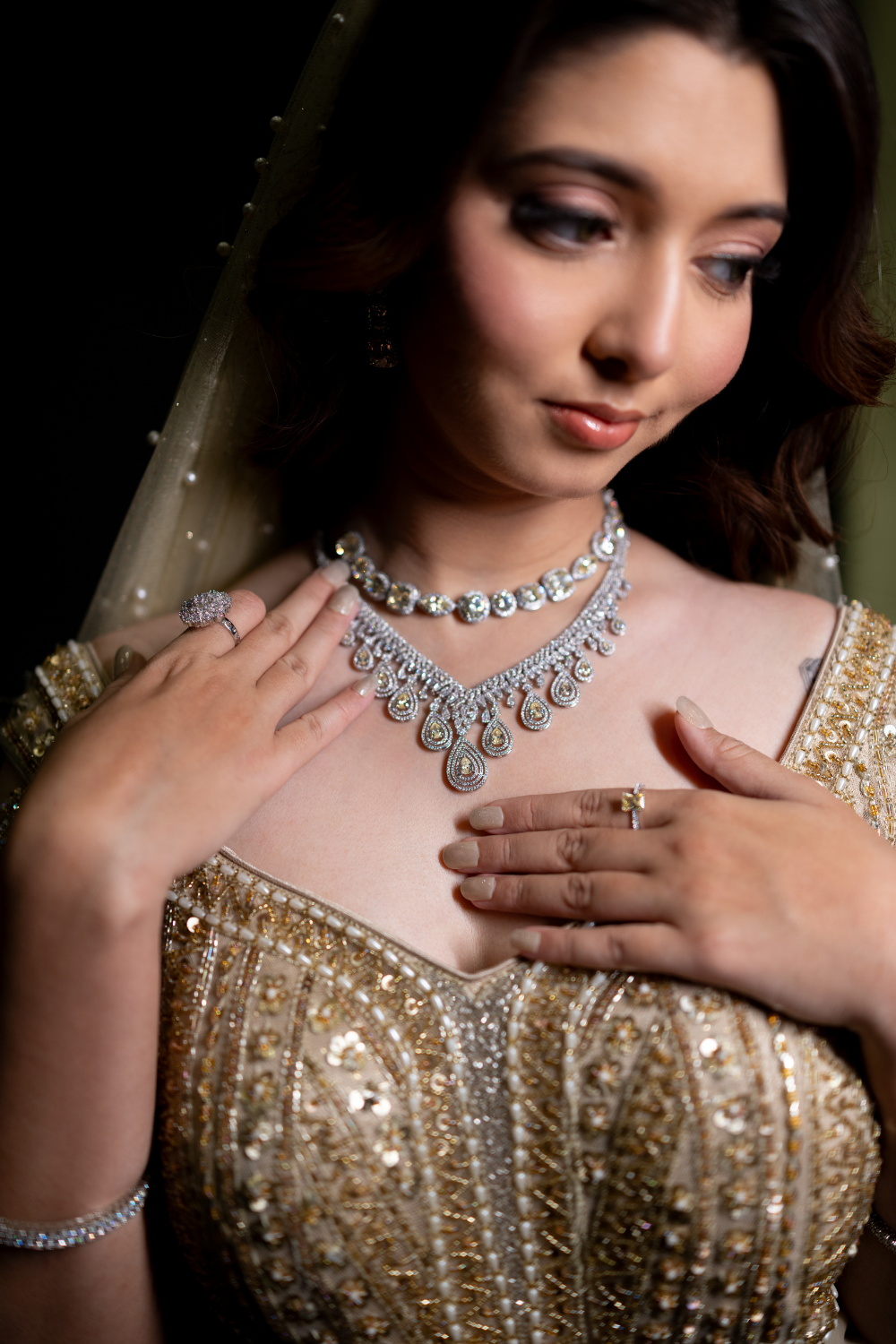 Champagne Royale Couture Fishcut Gown6