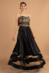 Tube Panelled Gown