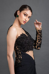 Black Side Draped Gown_DSC5039-Edit