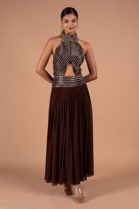 Chocolate Brown Gown