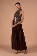 Chocolate Brown GownDSC08331