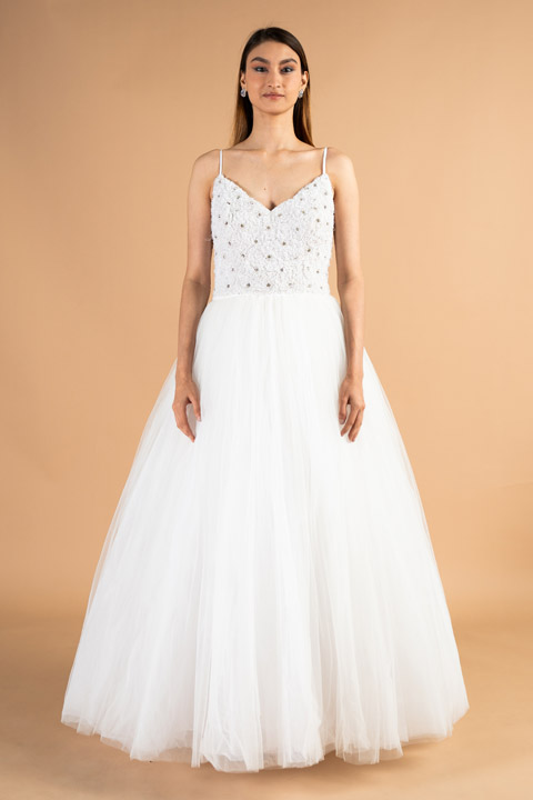 White Ball Gown