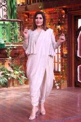 Foil Printed Top And Dhoti Set10