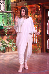 Foil Printed Top And Dhoti Set11