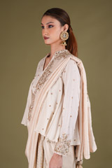 Foil Printed Top And Dhoti SetDSC03539