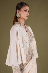 Foil Printed Top And Dhoti SetDSC03540