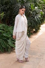 Foil Printed Top And Dhoti Set_DSC5403-Edit