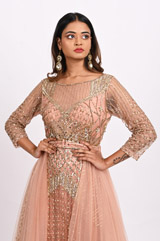 Dusty Pink Belted GownDSC_2987