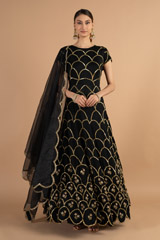 Black Embellished AnarkaliDSC00957