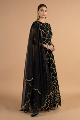 Black Embellished AnarkaliDSC00958