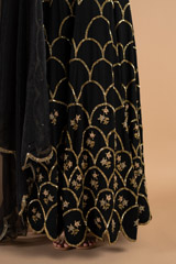 Black Embellished AnarkaliDSC00961