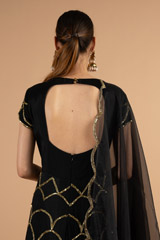Black Embellished AnarkaliDSC00963