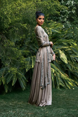 Grey Line Embroidery Sharara Set_DSC4465