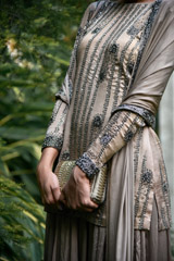 Grey Line Embroidery Sharara Set_DSC4468