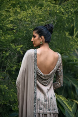 Grey Line Embroidery Sharara Set_DSC4472