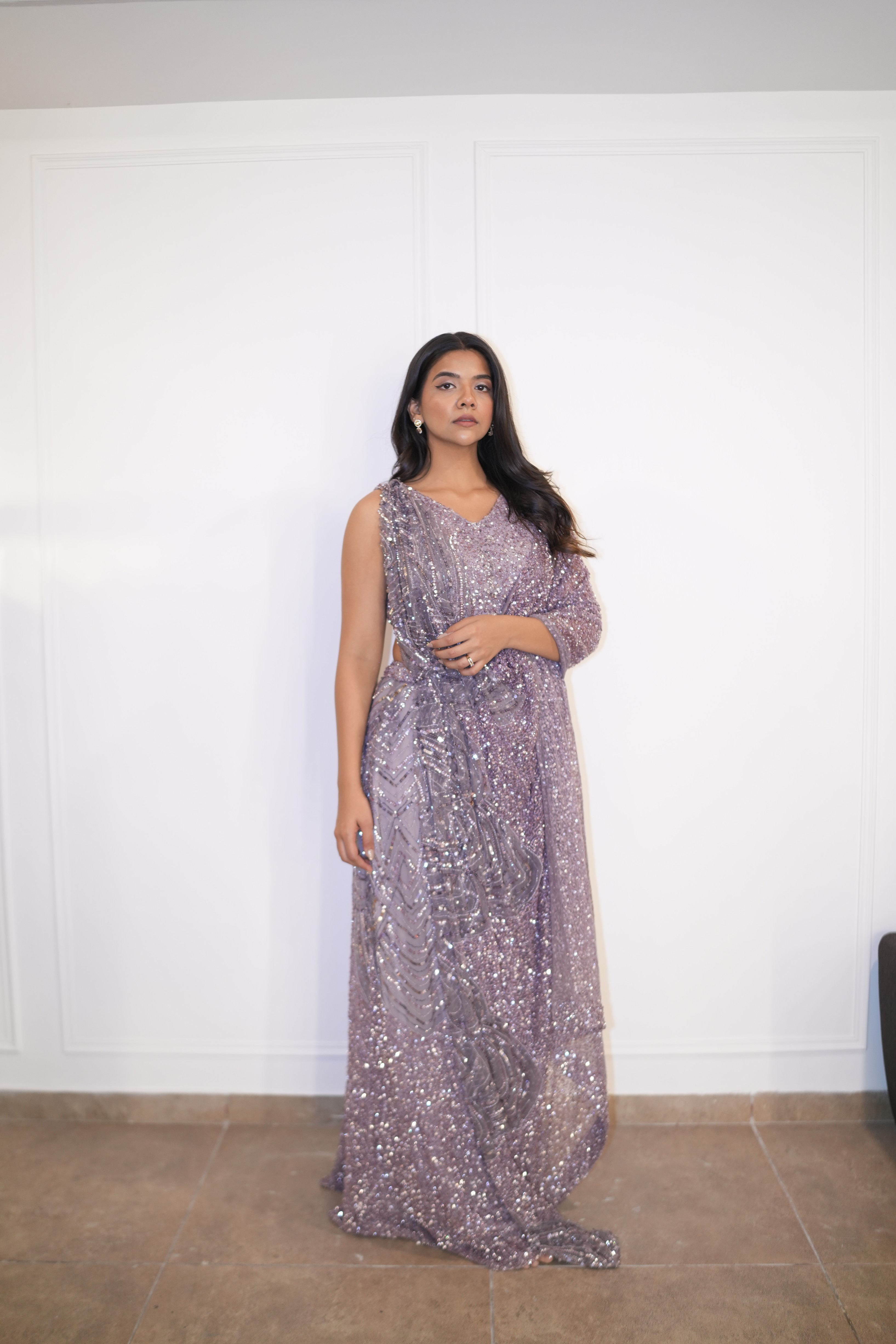 Lavender Embellished Ensemble