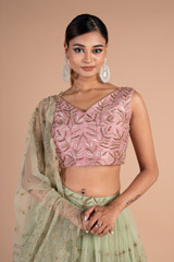 Jaal Lehenga with Star ButisDSC07477