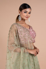 Jaal Lehenga with Star ButisDSC07500