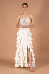 Net Bustier with Ruffled SkirtDSC00918