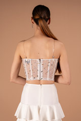 Net Bustier with Ruffled SkirtDSC00928