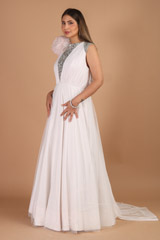 Baby Pink Crepe GownIMG_9428