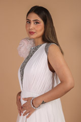 Baby Pink Crepe GownIMG_9429