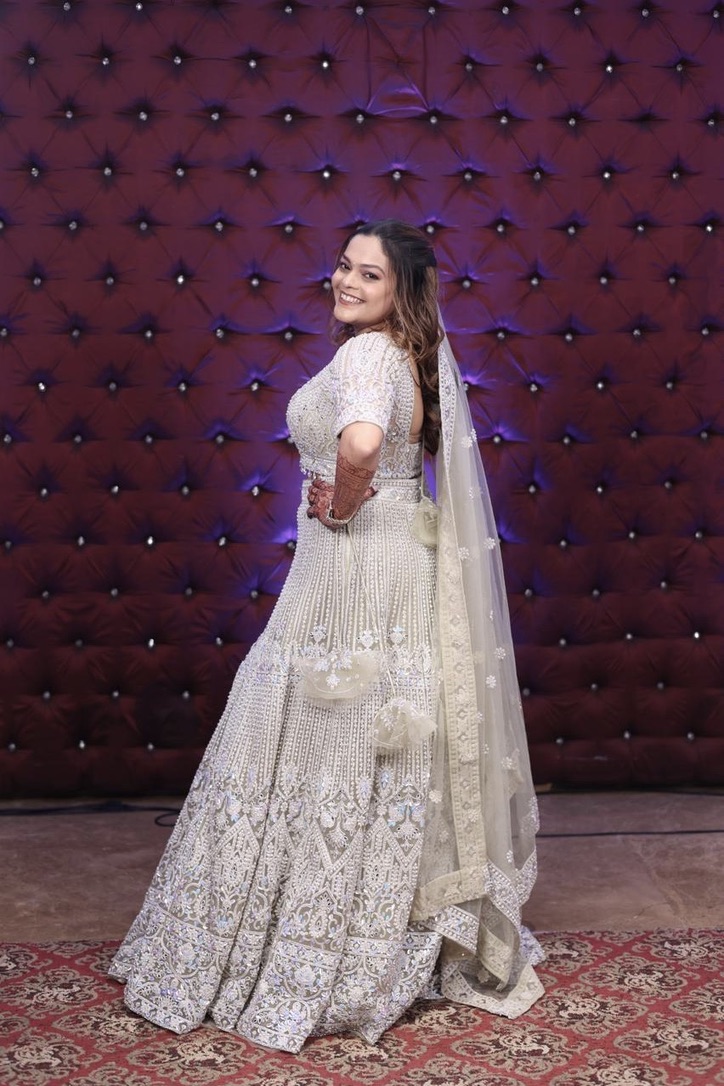 Pista Green Lehenga With Pearls And Beads Embellishment5