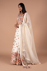 Ivory Embroidered LehengaDSC00261