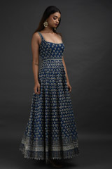 Blue Backless Gown991_video