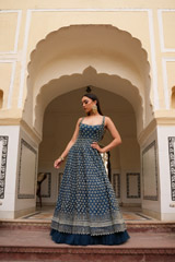 Blue Backless GownDSC05421