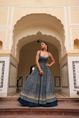 Blue Backless GownDSC05424