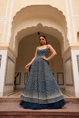 Blue Backless GownDSC05426