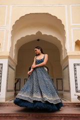 Blue Backless GownDSC05437