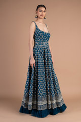 Blue Backless GownDSC07330