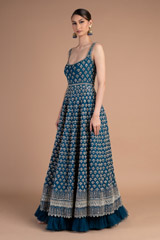 Blue Backless GownDSC07331