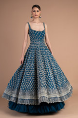 Blue Backless GownDSC07332