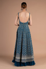 Blue Backless GownDSC07334