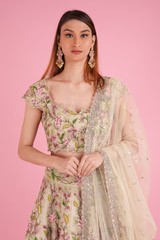 Ivory Floral Embroidered LehengaDSC00759