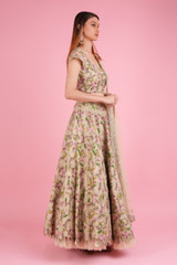 Ivory Floral Embroidered LehengaDSC00763