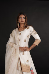 Chanderi Meena Polka LehengaDSC09738