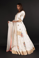 Chanderi Meena Polka LehengaDSC09741