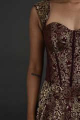 Red Brocade Gown_DSC5907